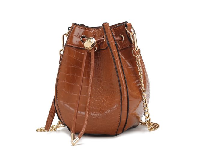 MKF Collection Cassidy Crocodile Embossed Vegan Leather Women's Shoulder Bag by Mia k - Image 46