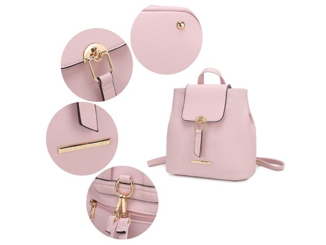 MKF Collection Ingrid Vegan Leather Women's Convertible Backpack by Mia k - Image 44