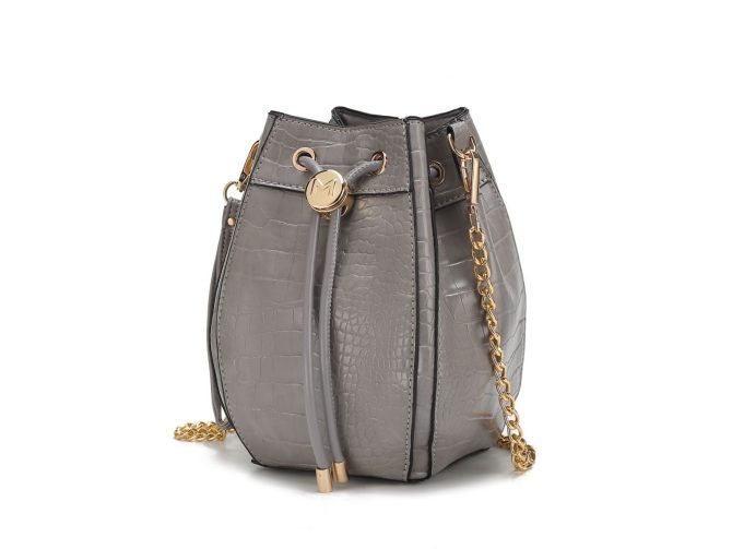 MKF Collection Cassidy Crocodile Embossed Vegan Leather Women's Shoulder Bag by Mia k - Image 31
