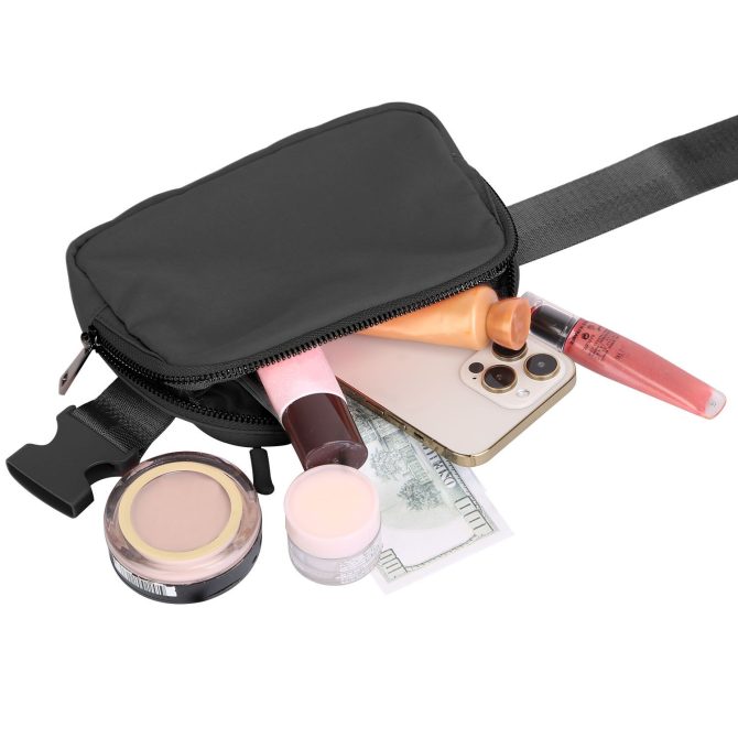 Sport Fanny Pack Unisex Waist Pouch Belt Bag Purse Chest Bag for Outdoor Sport Travel Beach Concerts Travel 20.86in-35.03in Waist Circumference - Image 6