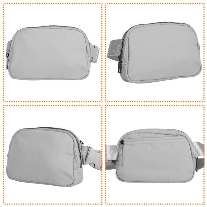 Sport Fanny Pack Unisex Waist Pouch Belt Bag Purse Chest Bag for Outdoor Sport Travel Beach Concerts Travel 20.86in-35.03in Waist Circumference - Image 20