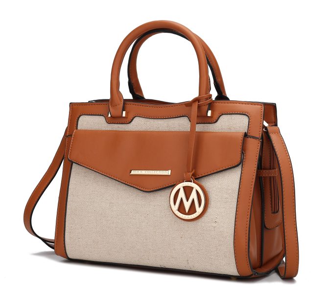 MKF Collection Alyssa Satchel Handbag Vegan Leather Women by Mia k