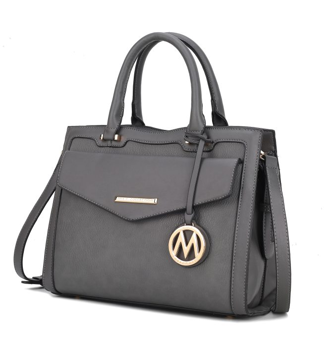 MKF Collection Alyssa Satchel Handbag Vegan Leather Women by Mia k - Image 8