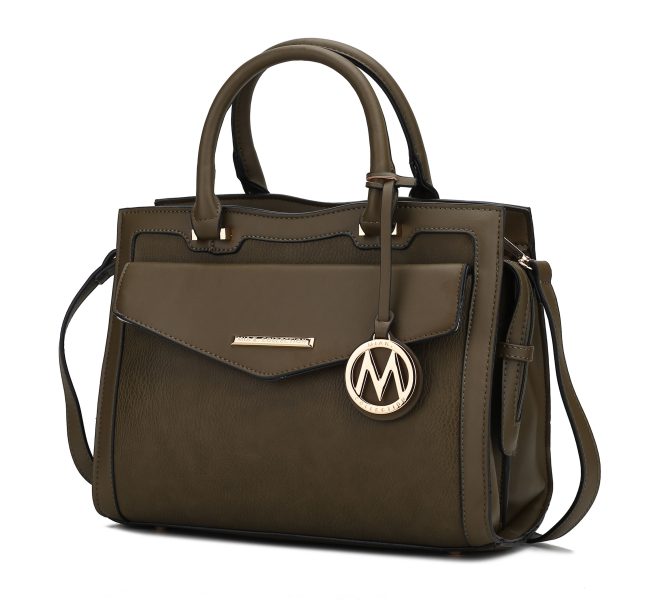 MKF Collection Alyssa Satchel Handbag Vegan Leather Women by Mia k - Image 15