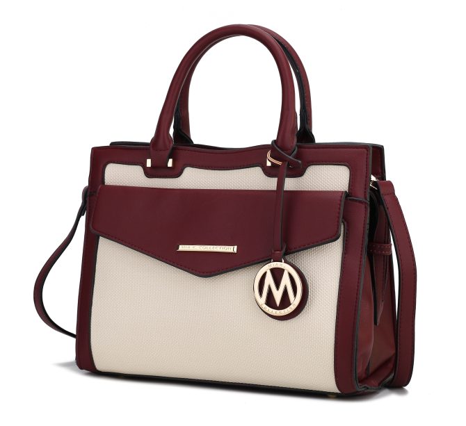 MKF Collection Alyssa Satchel Handbag Vegan Leather Women by Mia k - Image 57