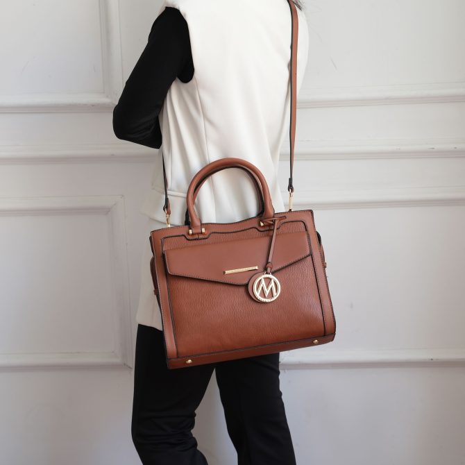MKF Collection Alyssa Satchel Handbag Vegan Leather Women by Mia k - Image 25