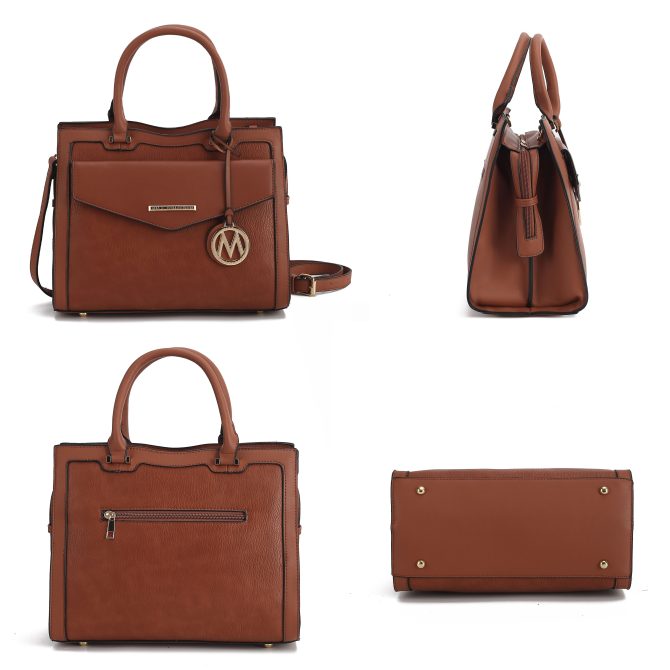 MKF Collection Alyssa Satchel Handbag Vegan Leather Women by Mia k - Image 28