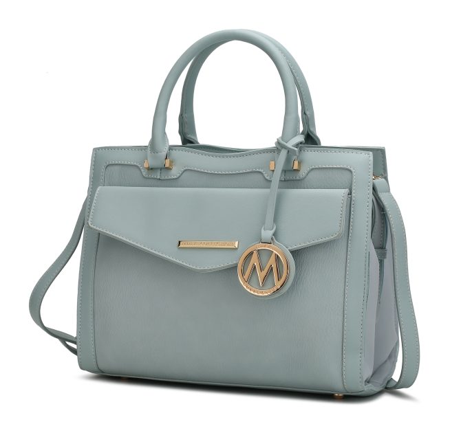 MKF Collection Alyssa Satchel Handbag Vegan Leather Women by Mia k - Image 44