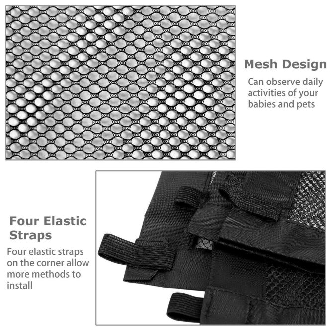 Pets Dog Cat Baby Safety Gate Mesh Fence Magic Portable Guard Net Stairs Doors - Image 22