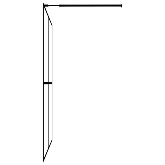Walk-in Shower Screen Frosted Tempered Glass 35.4"x76.8" - Image 4