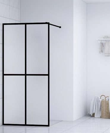 Walk-in Shower Screen Frosted Tempered Glass 35.4"x76.8"
