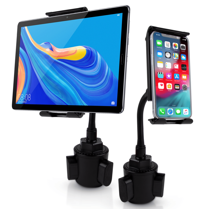 Cup Car Mount Holder 2-In-1 Tablet and Smartphone - Image 2