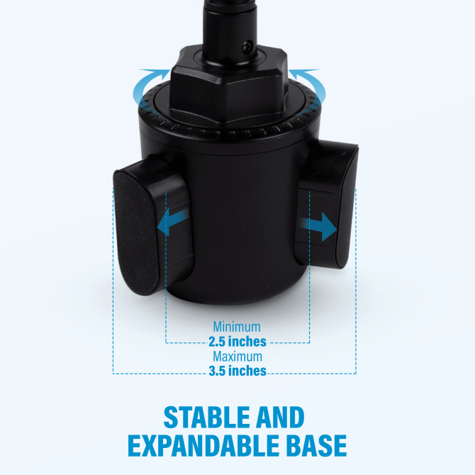 Cup Car Mount Holder 2-In-1 Tablet and Smartphone - Image 5