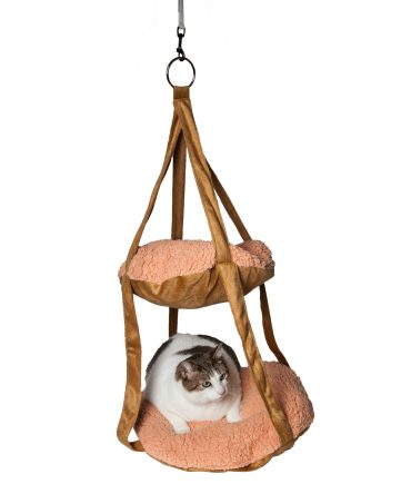 Pet Life Kittyhaus Dual-Lounger Kitty Cat Pillow Hammock Lounge
