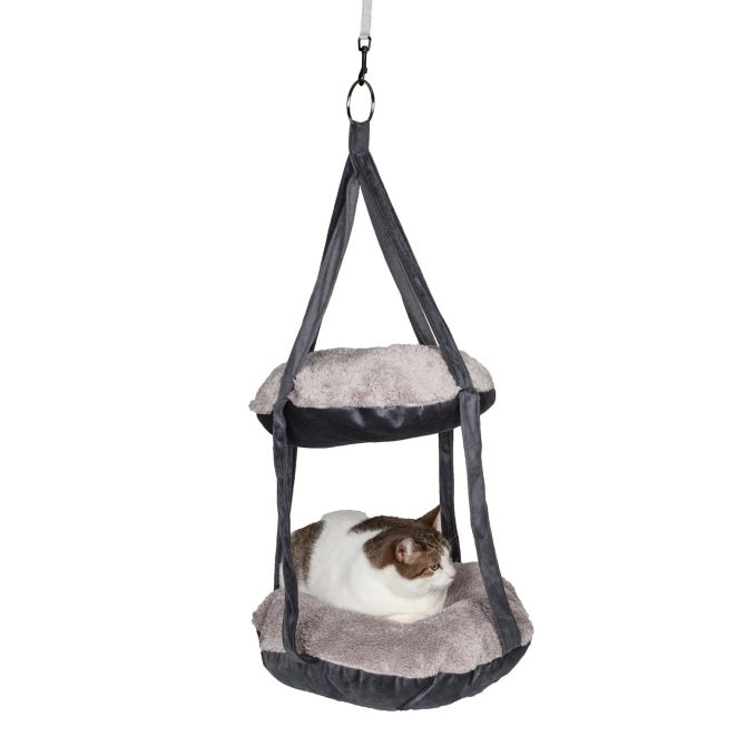 Pet Life Kittyhaus Dual-Lounger Kitty Cat Pillow Hammock Lounge - Image 5