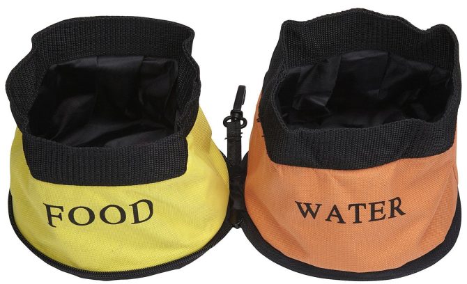Double Food and Water Travel Pet Bowl - Image 3