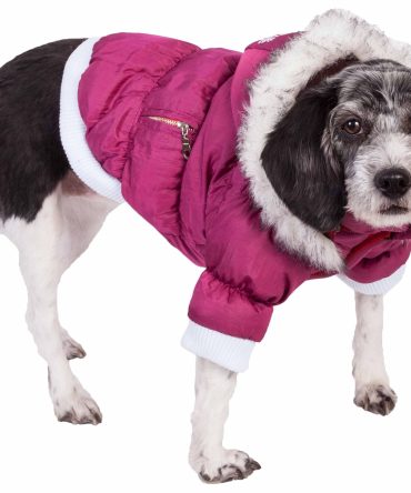 Metallic Fashion Pet Parka Coat