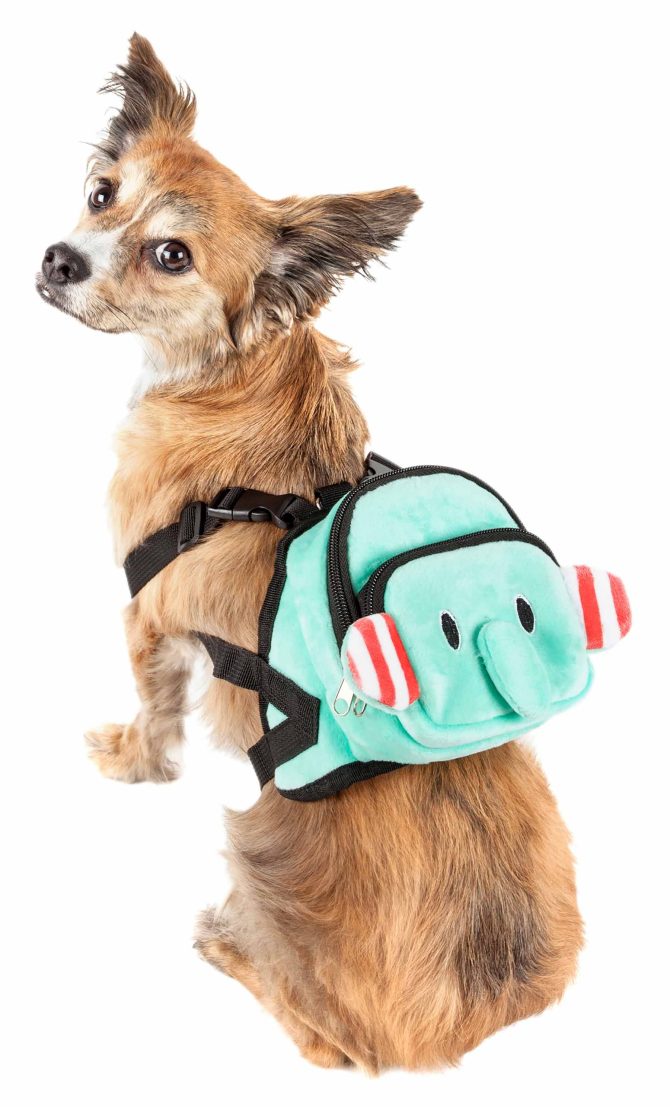 Pet Life 'Dumbone' Dual-Pocketed Compartmental Animated Dog Harness Backpack - Image 10