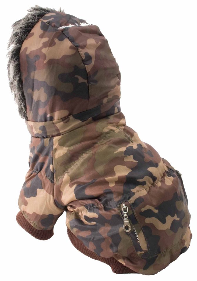Metallic Fashion Pet Parka Coat - Image 3