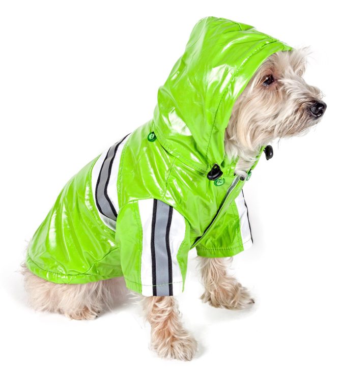 Reflecta-Glow Reflective Waterproof Adjustable Pvc Pet Raincoat - Image 11
