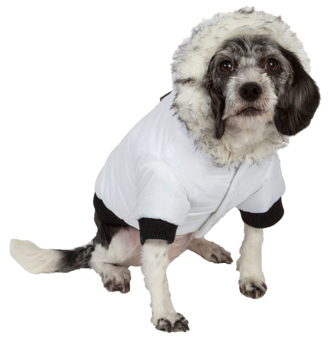 Aspen Winter-White Fashion Pet Parka Coat - Image 18