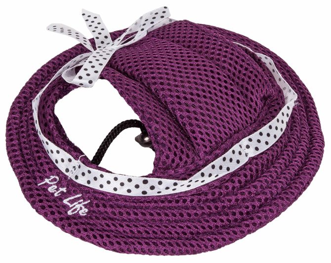Pet Life 'Sea Spot Sun' Uv Protectant Adjustable Fashion Mesh Brimmed Dog Hat Cap - Image 6