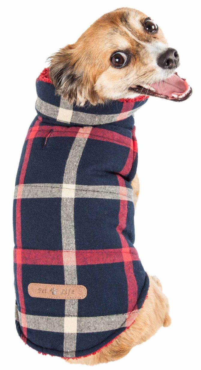 Pet Life 'Allegiance' Classical Plaided Insulated Dog Coat Jacket - Image 50