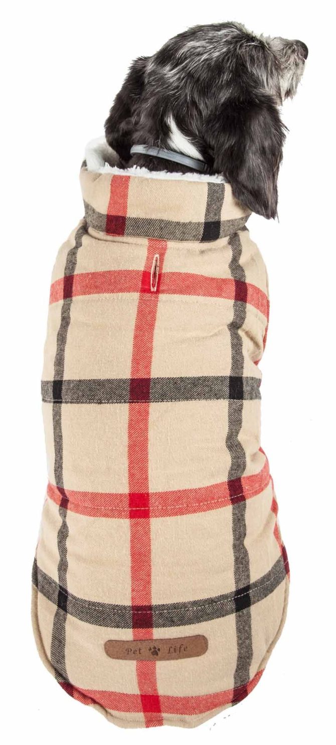 Pet Life 'Allegiance' Classical Plaided Insulated Dog Coat Jacket - Image 74