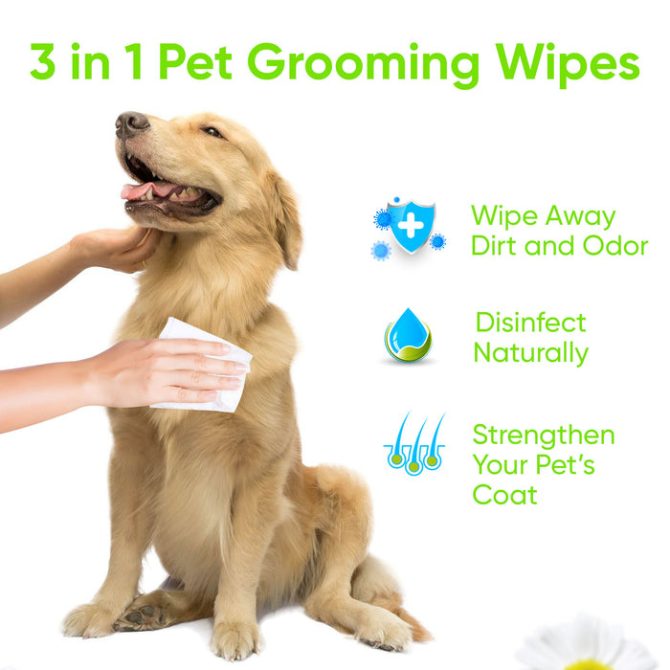 Pet Faves Dog Wipes for Paws and Butt - Image 4