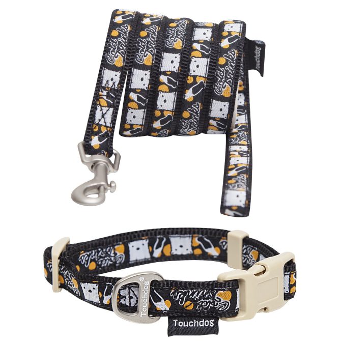 Touchdog 'Caliber' Designer Embroidered Fashion Pet Dog Leash And Collar Combination - Image 22