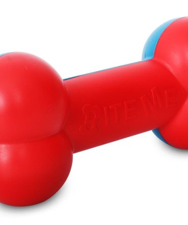 Pet Life Bone Shaped Durable Chew And Fetch Teether Dog Toy