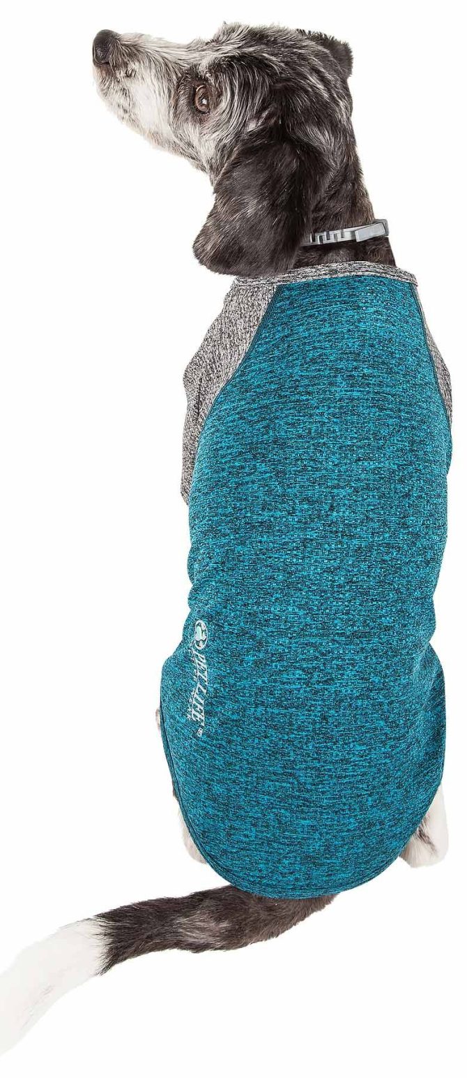 Pet Life Active 'Hybreed' 4-Way Stretch Two-Toned Performance Dog T-Shirt - Image 163