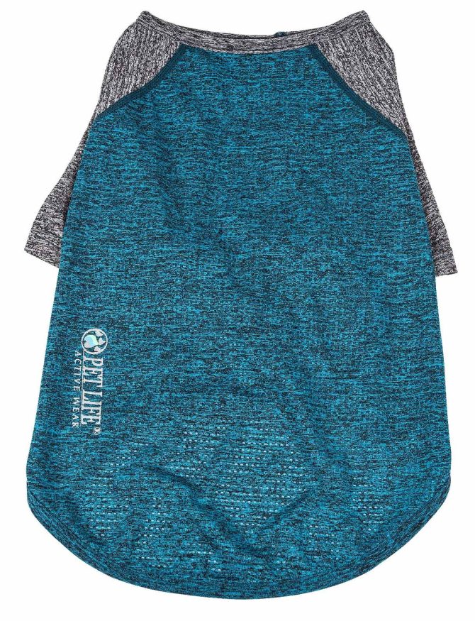 Pet Life Active 'Hybreed' 4-Way Stretch Two-Toned Performance Dog T-Shirt - Image 164