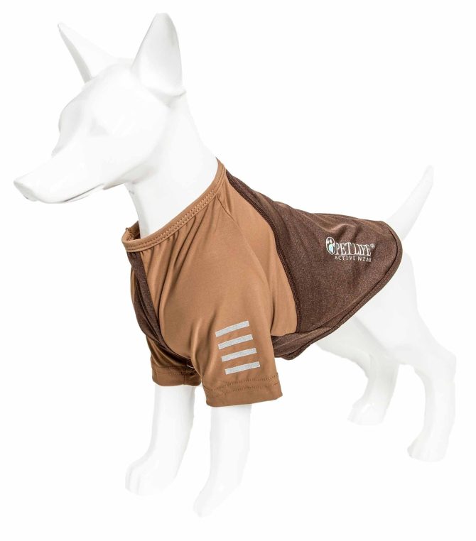 Pet Life Active 'Hybreed' 4-Way Stretch Two-Toned Performance Dog T-Shirt - Image 110