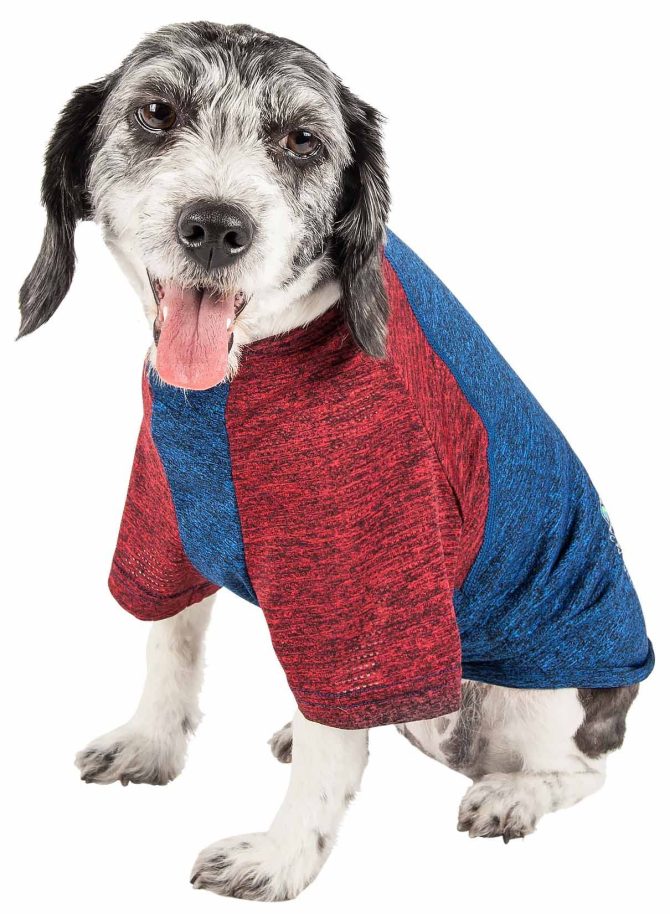 Pet Life Active 'Hybreed' 4-Way Stretch Two-Toned Performance Dog T-Shirt - Image 153