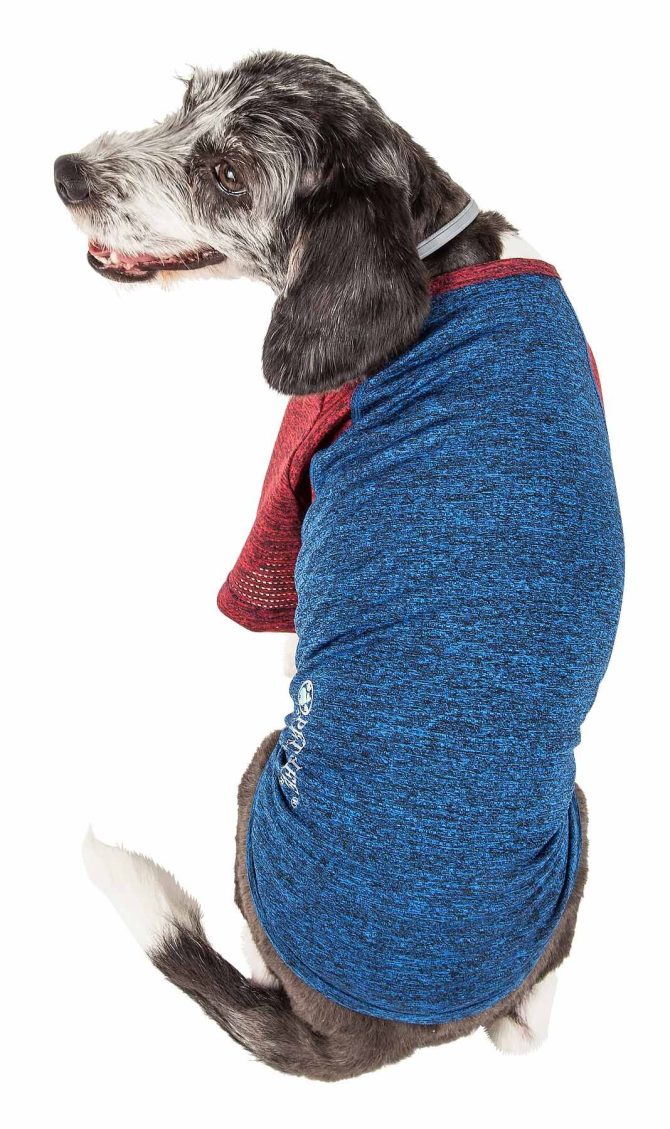 Pet Life Active 'Hybreed' 4-Way Stretch Two-Toned Performance Dog T-Shirt - Image 154