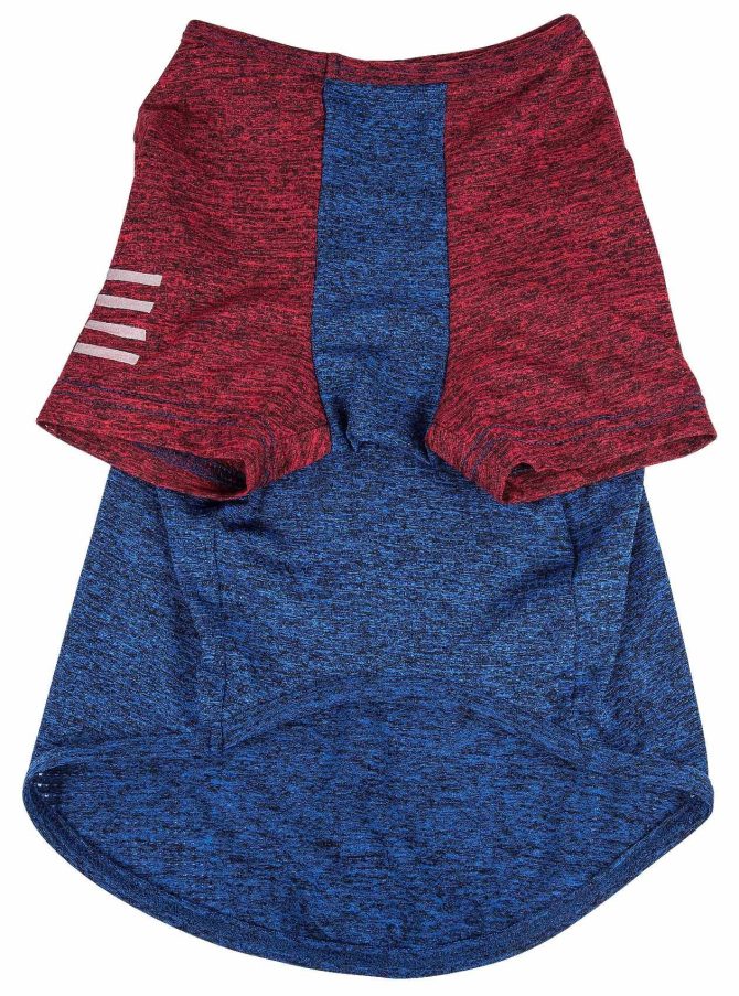 Pet Life Active 'Hybreed' 4-Way Stretch Two-Toned Performance Dog T-Shirt - Image 156