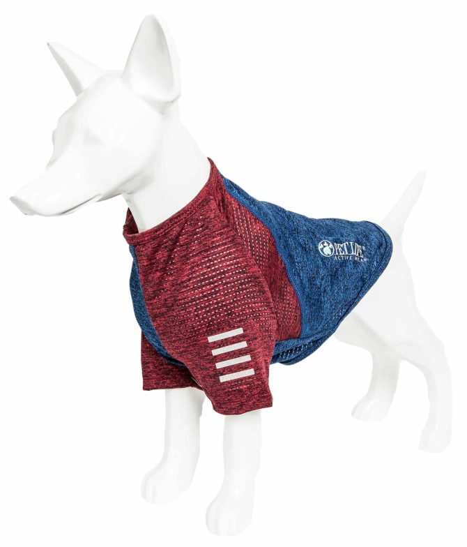 Pet Life Active 'Hybreed' 4-Way Stretch Two-Toned Performance Dog T-Shirt - Image 157