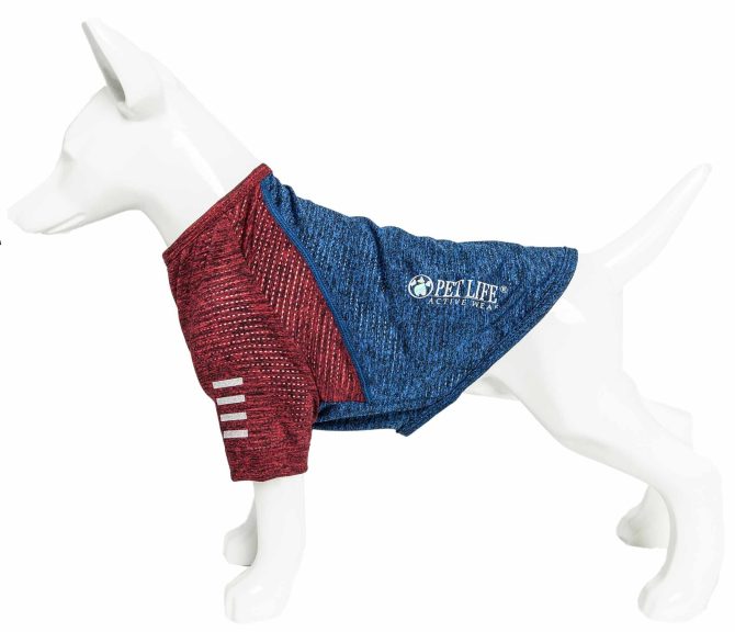 Pet Life Active 'Hybreed' 4-Way Stretch Two-Toned Performance Dog T-Shirt - Image 158