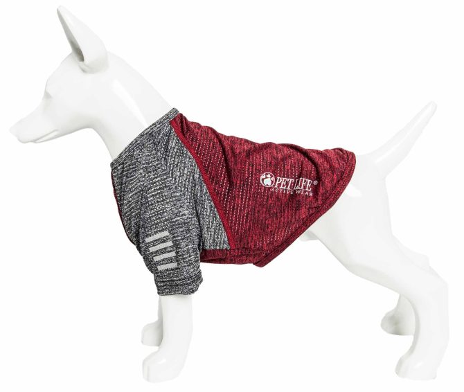Pet Life Active 'Hybreed' 4-Way Stretch Two-Toned Performance Dog T-Shirt - Image 133