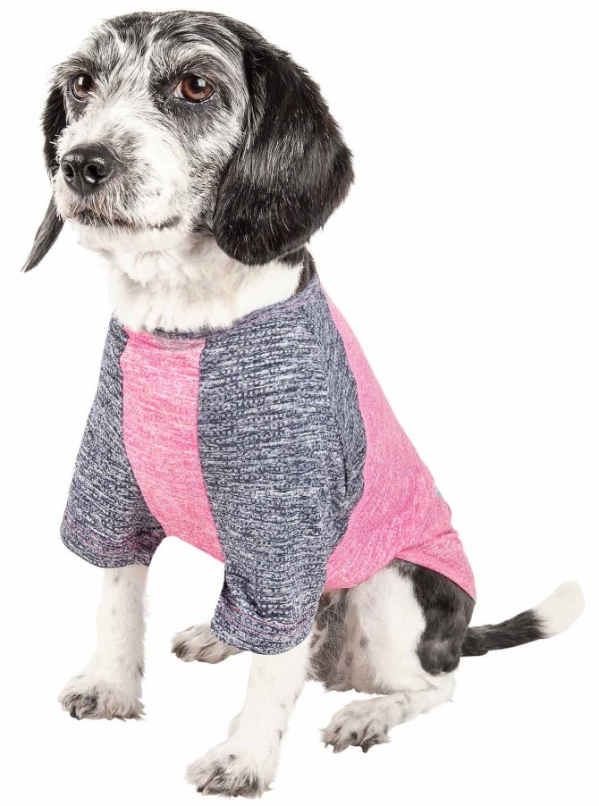 Pet Life Active 'Hybreed' 4-Way Stretch Two-Toned Performance Dog T-Shirt - Image 88