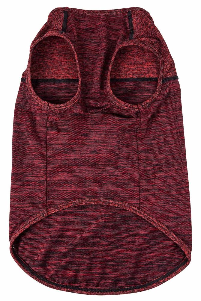Pet Life Active 'Aero-Pawlse' Heathered Quick-Dry And 4-Way Stretch-Performance Dog Tank Top T-Shirt - Image 293