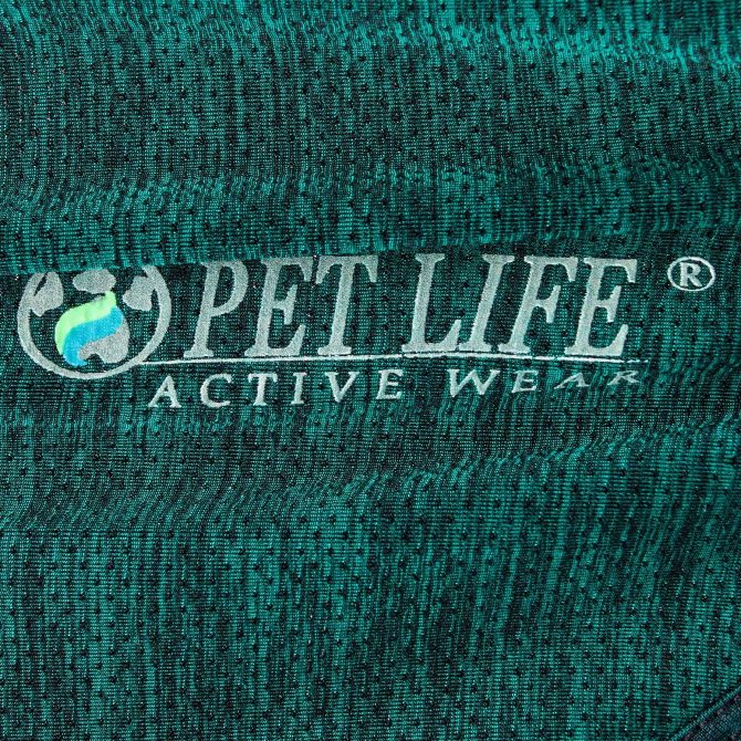 Pet Life Active 'Aero-Pawlse' Heathered Quick-Dry And 4-Way Stretch-Performance Dog Tank Top T-Shirt - Image 220