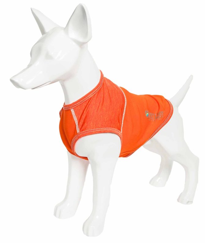 Pet Life Active 'Aero-Pawlse' Heathered Quick-Dry And 4-Way Stretch-Performance Dog Tank Top T-Shirt - Image 276