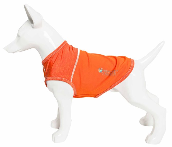 Pet Life Active 'Aero-Pawlse' Heathered Quick-Dry And 4-Way Stretch-Performance Dog Tank Top T-Shirt - Image 277