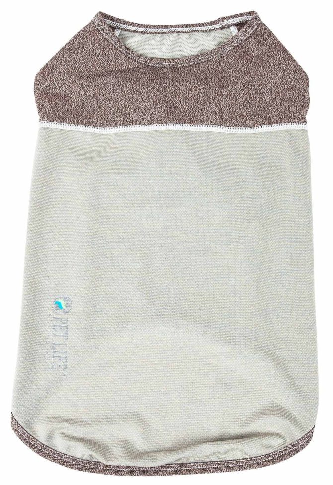 Pet Life Active 'Aero-Pawlse' Heathered Quick-Dry And 4-Way Stretch-Performance Dog Tank Top T-Shirt - Image 159