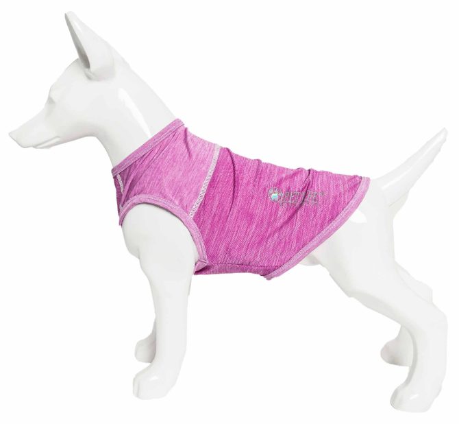 Pet Life Active 'Aero-Pawlse' Heathered Quick-Dry And 4-Way Stretch-Performance Dog Tank Top T-Shirt - Image 259