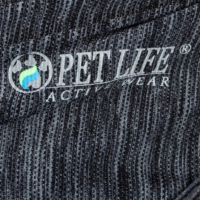 Pet Life Active 'Aero-Pawlse' Heathered Quick-Dry And 4-Way Stretch-Performance Dog Tank Top T-Shirt - Image 200