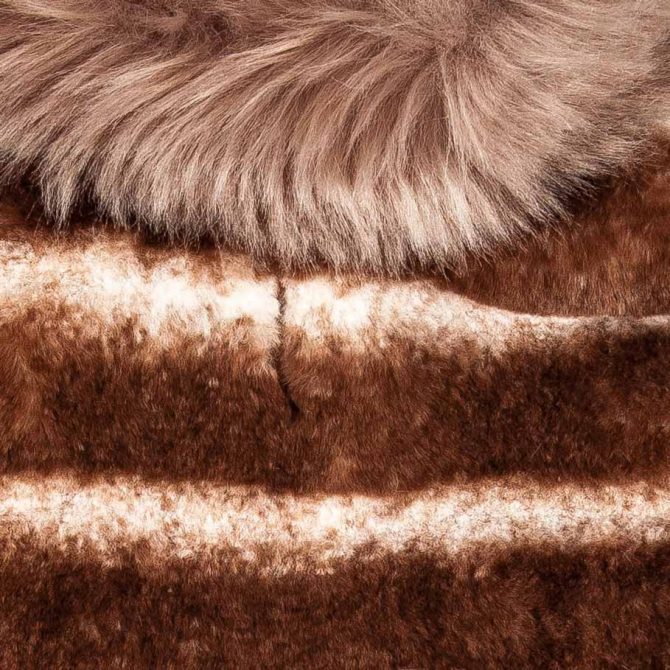 Pet Life Luxe 'Tira-Poochoo' Tiramisu Patterned Mink Dog Coat Jacket - Image 40