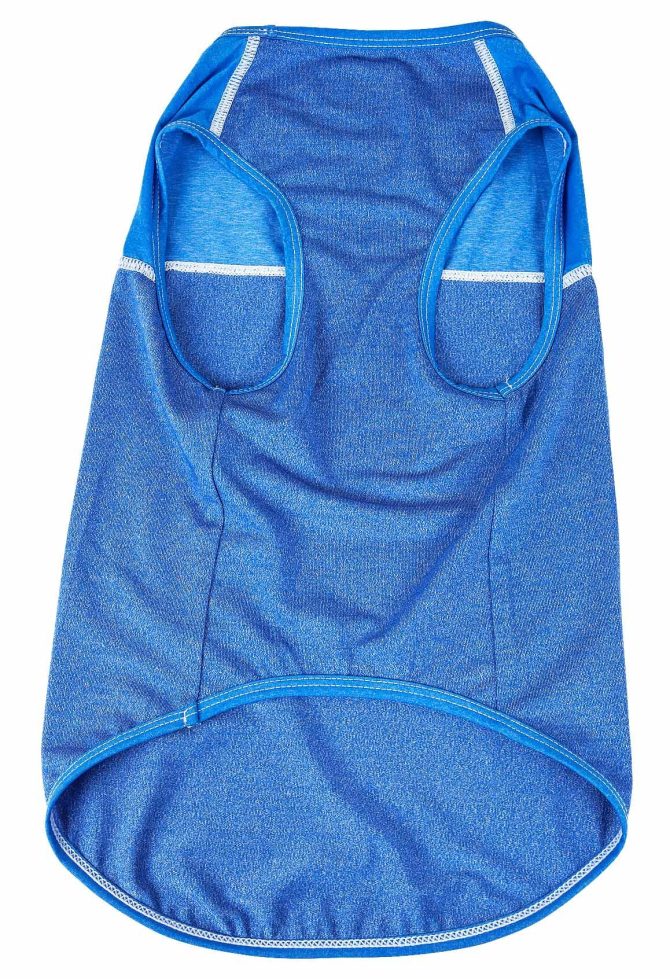 Pet Life Active 'Aero-Pawlse' Heathered Quick-Dry And 4-Way Stretch-Performance Dog Tank Top T-Shirt - Image 169